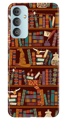 Book Shelf Mobile Back Case for Samsung Galaxy F23 5G (Design - 348)