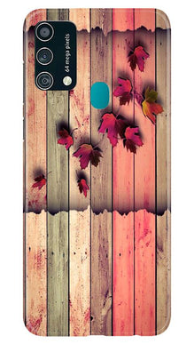 Wooden look2 Mobile Back Case for Samsung Galaxy F41 (Design - 56)