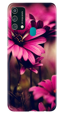 Purple Daisy Mobile Back Case for Samsung Galaxy F41 (Design - 65)