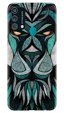 Lion Mobile Back Case for Samsung Galaxy F41 (Design - 97)
