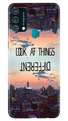 Look at things different Mobile Back Case for Samsung Galaxy F41 (Design - 99)