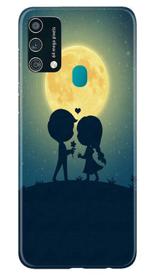 Love Couple Mobile Back Case for Samsung Galaxy F41  (Design - 109)