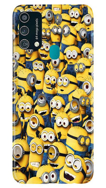 Minions Mobile Back Case for Samsung Galaxy F41  (Design - 126)