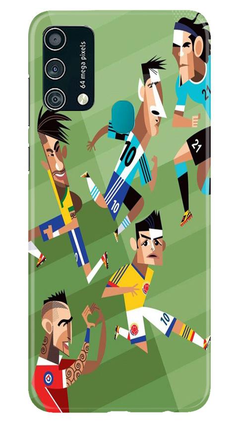 Football Case for Samsung Galaxy F41  (Design - 166)