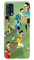 Football Case for Samsung Galaxy F41  (Design - 166)