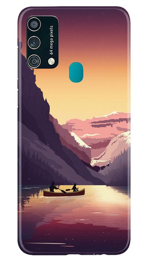 Mountains Boat Case for Samsung Galaxy F41 (Design - 181)