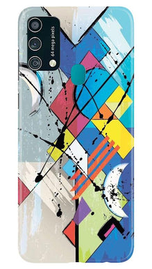 Modern Art Mobile Back Case for Samsung Galaxy F41 (Design - 235)