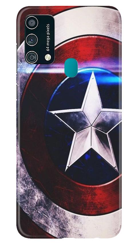 Captain America Shield Case for Samsung Galaxy F41 (Design No. 250)