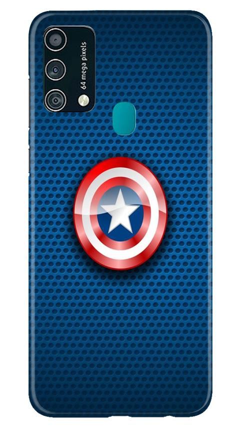 Captain America Shield Case for Samsung Galaxy F41 (Design No. 253)