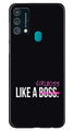Like a Girl Boss Case for Samsung Galaxy F41 (Design No. 265)