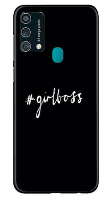#GirlBoss Mobile Back Case for Samsung Galaxy F41 (Design - 266)