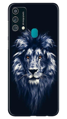 Lion Mobile Back Case for Samsung Galaxy F41 (Design - 281)