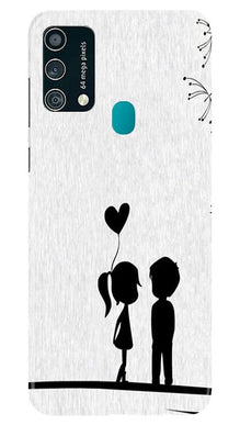 Cute Kid Couple Mobile Back Case for Samsung Galaxy F41 (Design - 283)