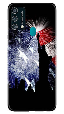 Statue of Unity Mobile Back Case for Samsung Galaxy F41 (Design - 294)