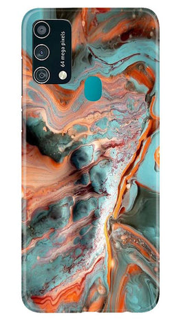 Marble Texture Mobile Back Case for Samsung Galaxy F41 (Design - 309)