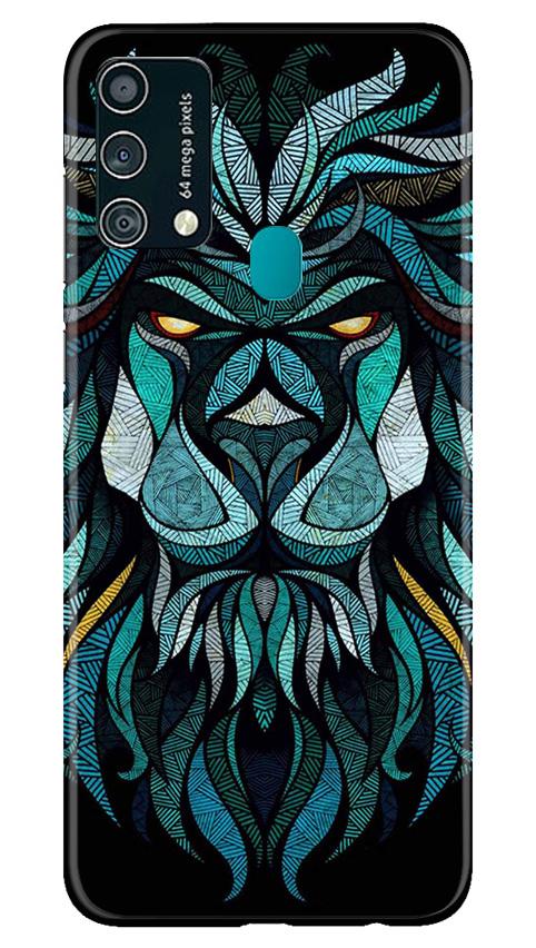 Lion Mobile Back Case for Samsung Galaxy F41 (Design - 314)