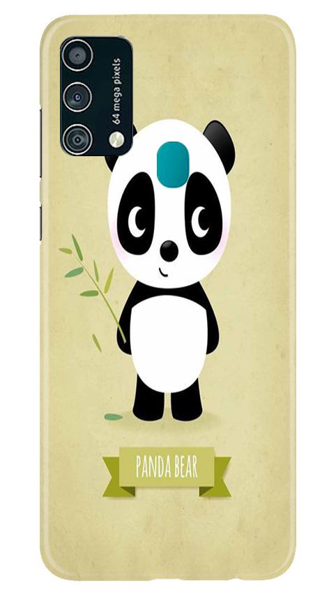 Panda Bear Mobile Back Case for Samsung Galaxy F41 (Design - 317)