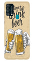 Drink Beer Mobile Back Case for Samsung Galaxy F41 (Design - 328)