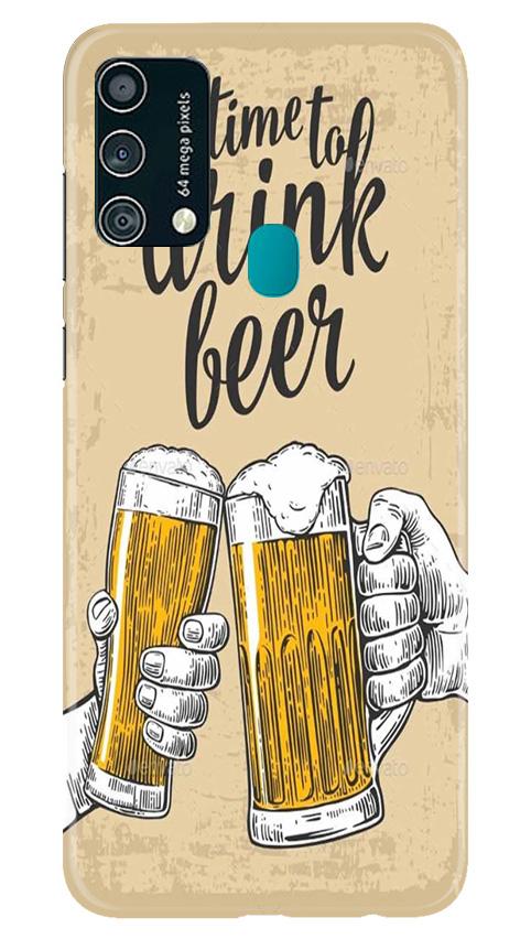 Drink Beer Mobile Back Case for Samsung Galaxy F41 (Design - 328)