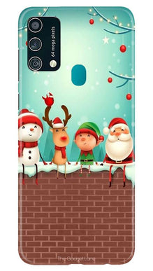 Santa Claus Mobile Back Case for Samsung Galaxy F41 (Design - 334)