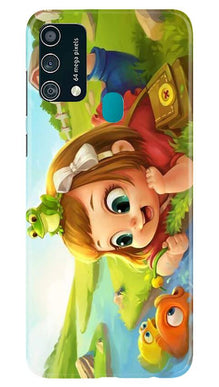 Baby Girl Mobile Back Case for Samsung Galaxy F41 (Design - 339)