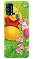 Winnie The Pooh Mobile Back Case for Samsung Galaxy F41 (Design - 348)