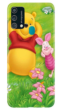 Winnie The Pooh Mobile Back Case for Samsung Galaxy F41 (Design - 348)