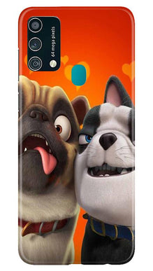 Dog Puppy Mobile Back Case for Samsung Galaxy F41 (Design - 350)