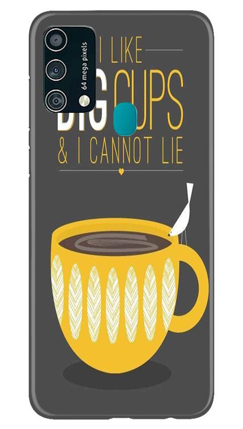 Big Cups Coffee Mobile Back Case for Samsung Galaxy F41 (Design - 352)