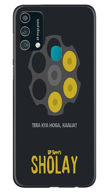 Sholay Mobile Back Case for Samsung Galaxy F41 (Design - 356)