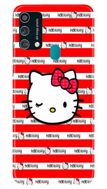 Hello Kitty Mobile Back Case for Samsung Galaxy F41 (Design - 364)
