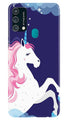 Unicorn Mobile Back Case for Samsung Galaxy F41 (Design - 365)