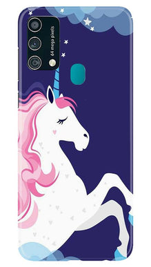 Unicorn Mobile Back Case for Samsung Galaxy F41 (Design - 365)