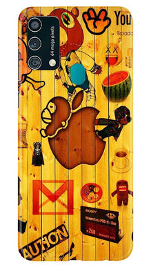 Wooden Texture Mobile Back Case for Samsung Galaxy F41 (Design - 367)