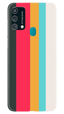 Color Pattern Mobile Back Case for Samsung Galaxy F41 (Design - 369)