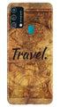 Travel Mobile Back Case for Samsung Galaxy F41 (Design - 375)