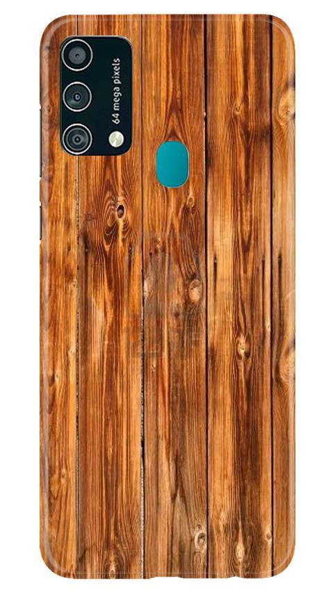 Wooden Texture Mobile Back Case for Samsung Galaxy F41 (Design - 376)