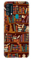 Book Shelf Mobile Back Case for Samsung Galaxy F41 (Design - 390)