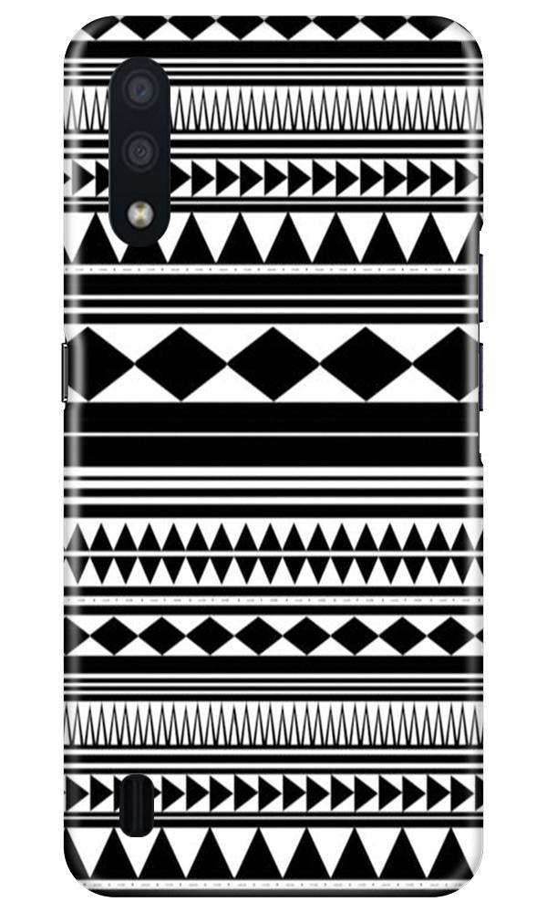 Black white Pattern Case for Samsung Galaxy M01