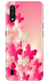 White Pick Butterflies Case for Samsung Galaxy M01