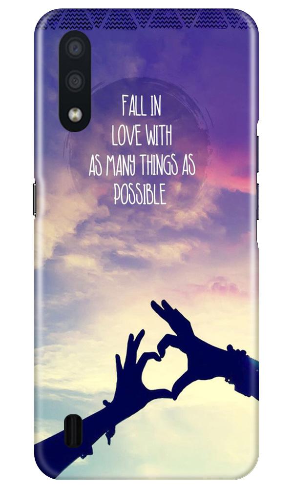 Fall in love Case for Samsung Galaxy M01