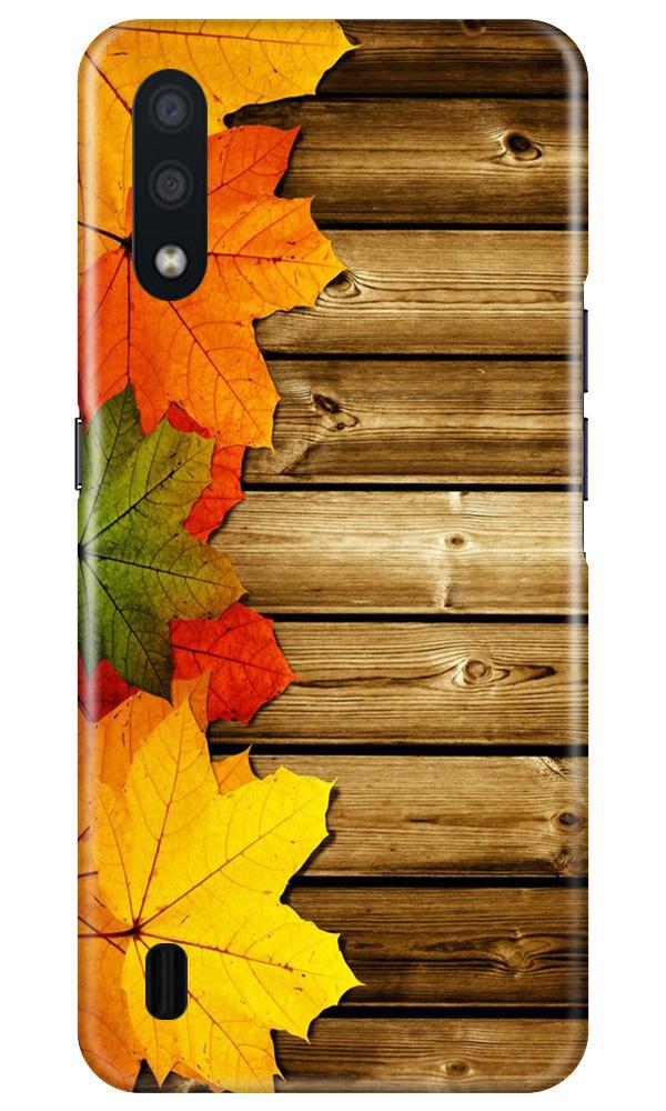 Wooden look3 Case for Samsung Galaxy M01