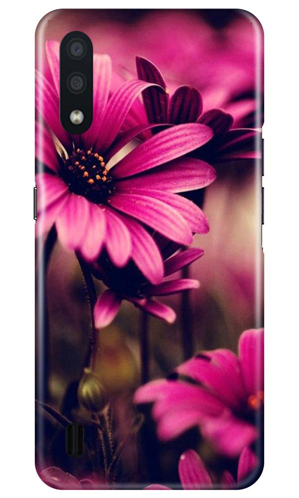 Purple Daisy Case for Samsung Galaxy M01