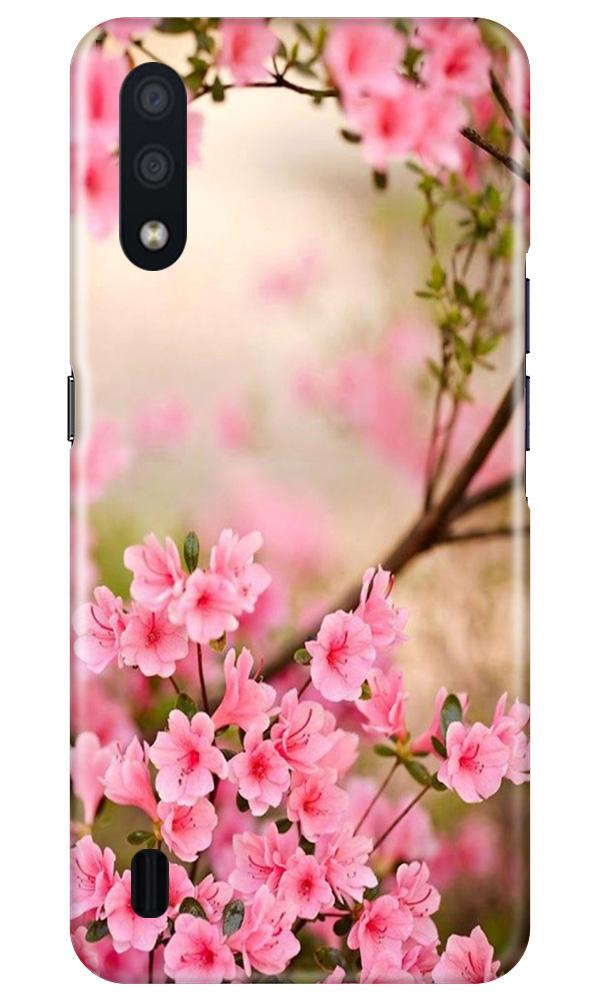 Pink flowers Case for Samsung Galaxy M01
