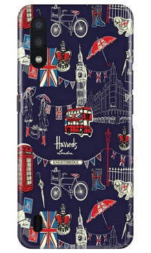 Love London Mobile Back Case for Samsung Galaxy M01 (Design - 75)