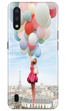 Girl with Baloon Mobile Back Case for Samsung Galaxy M01 (Design - 84)