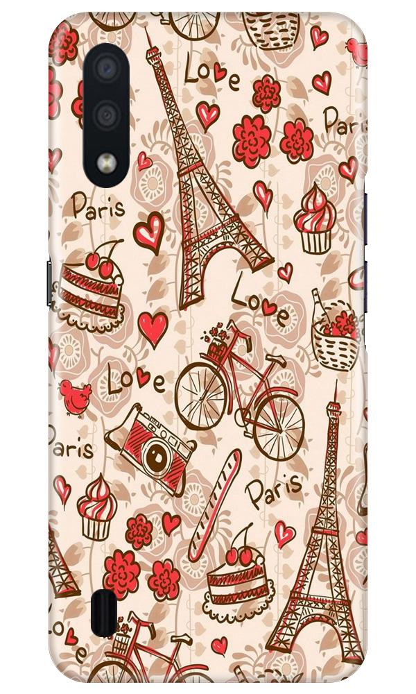 Love Paris Case for Samsung Galaxy M01  (Design - 103)