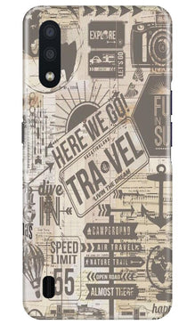 Travel Mobile Back Case for Samsung Galaxy M01  (Design - 104)