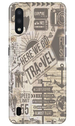 Travel Case for Samsung Galaxy M01(Design - 104)
