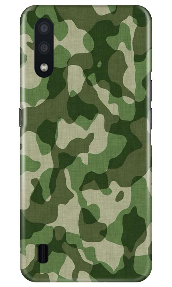 Army Camouflage Case for Samsung Galaxy M01(Design - 106)